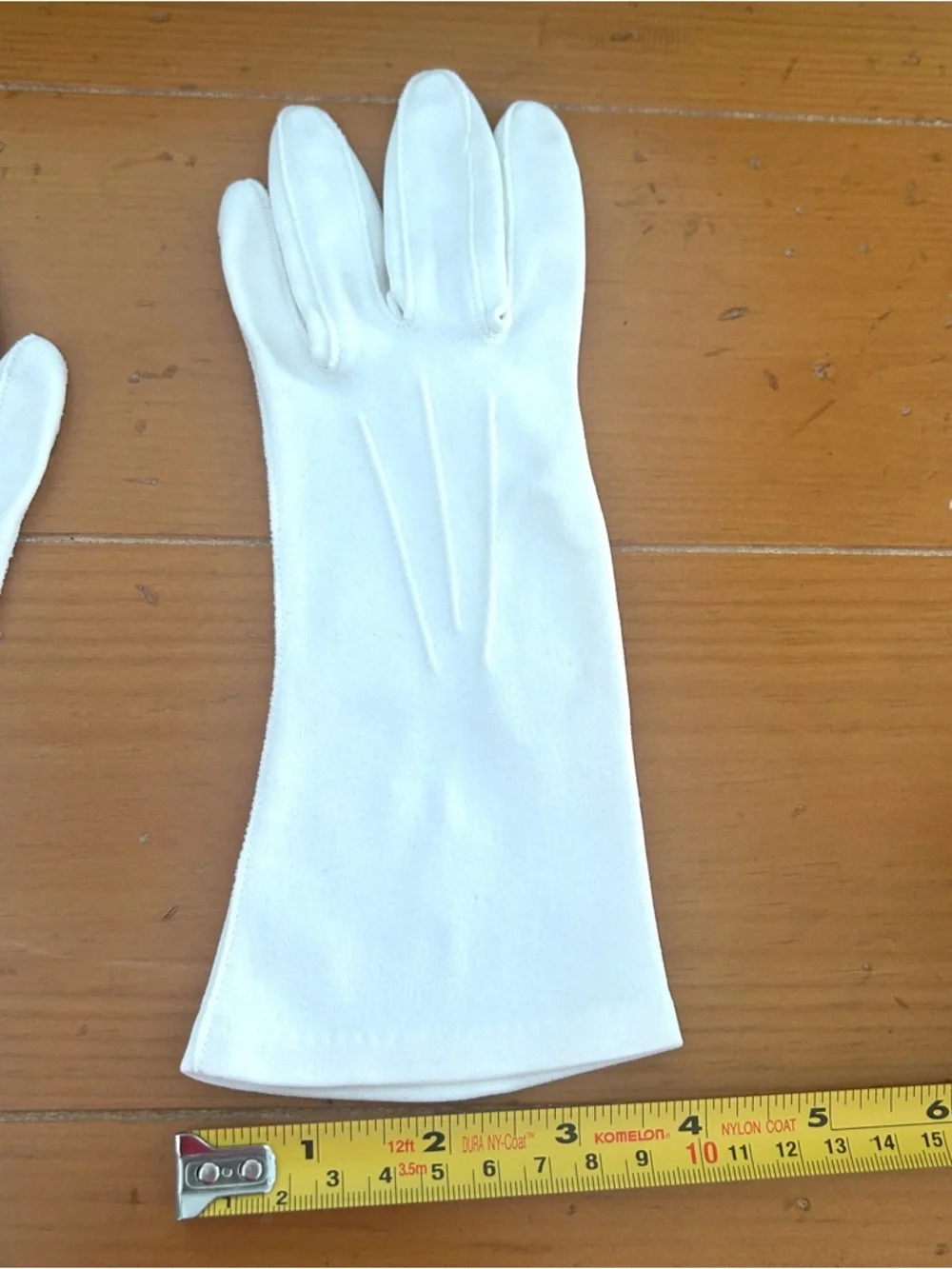 Vintage Doette Deluxe White Cotton Dress Gloves 50s 60s Bridal